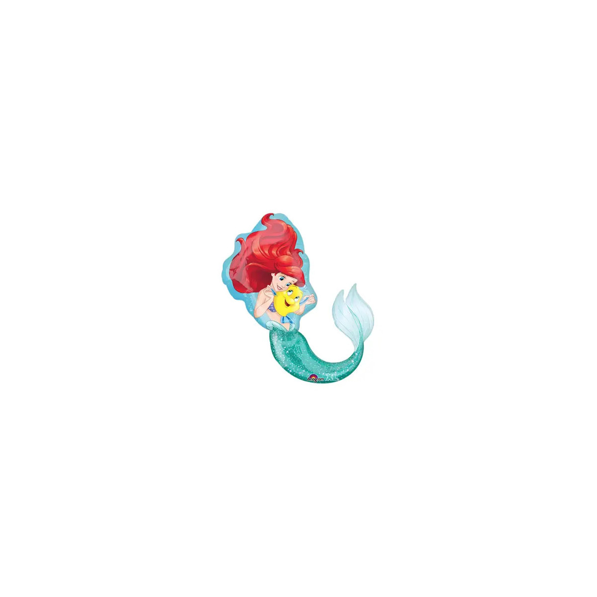 SuperShape Little Mermaid Folienballon, P38, verpackt, 71 x 86 cm