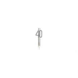 Fontäne Milestone 40 inkl. Kuchendekoration (mit Strasssteinen versehen)