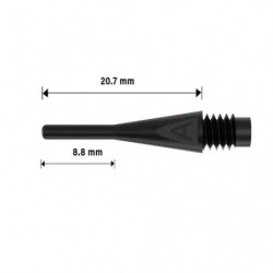 BULL'S AXX Soft Tips Short 6mm(2BA)