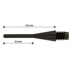 BULL'S Longlife Long 6mm(2BA)& 8mm(1/4BSF)