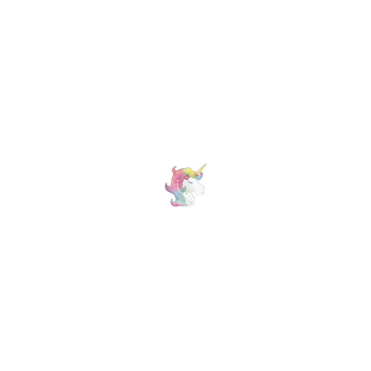 SuperShape Enchanted Unicorn Folienballon P35 verpackt 83 x 73 cm