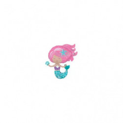 SuperShape Shimmering Mermaid Folienballon P35 verpackt 73 x 76 cm
