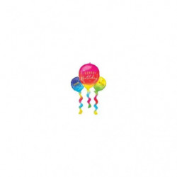 SuperShape Birthday Fun Balloons Folienballon P35 verpackt
