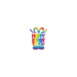 AirLoonz Birthday Present Folienballon P