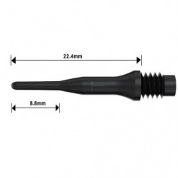 BULL'S Tefo X Tips ngelb 6mm100