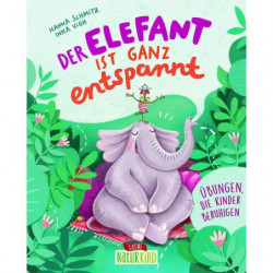 Der Elefant ist ganz entspannt