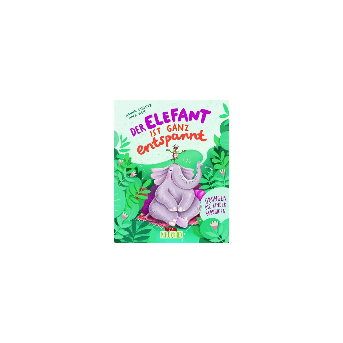 Der Elefant ist ganz entspannt