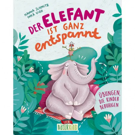 Der Elefant ist ganz entspannt