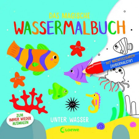 Das magische Wassermalbuch - Unter Wasser