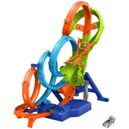 Hot Wheels Action 4 Loopings Crash Gefahr Hot Wheels Action 4 Loopings Crash Gefahr