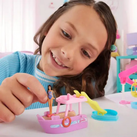 Mini BarbieLand Traumboot im Thekendisplay