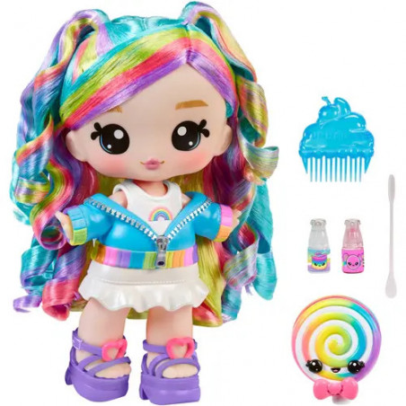 Yummiland Large Doll + Lipgloss Pet- Rainbow (Skyler Rainbow Belt)
