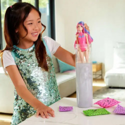 Barbie Color Reveal Disco Star-Reihe Modepuppe und Accessoires mit 6 Überraschungen (Stile können abweichen)