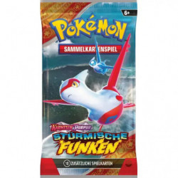 Pokémon-Sammelkartenspiel: Boosterpack Karmesin   Purpur - Stürmische Funken