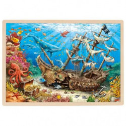 Einlegepuzzle Versunkenes Schiff, Santa Elena