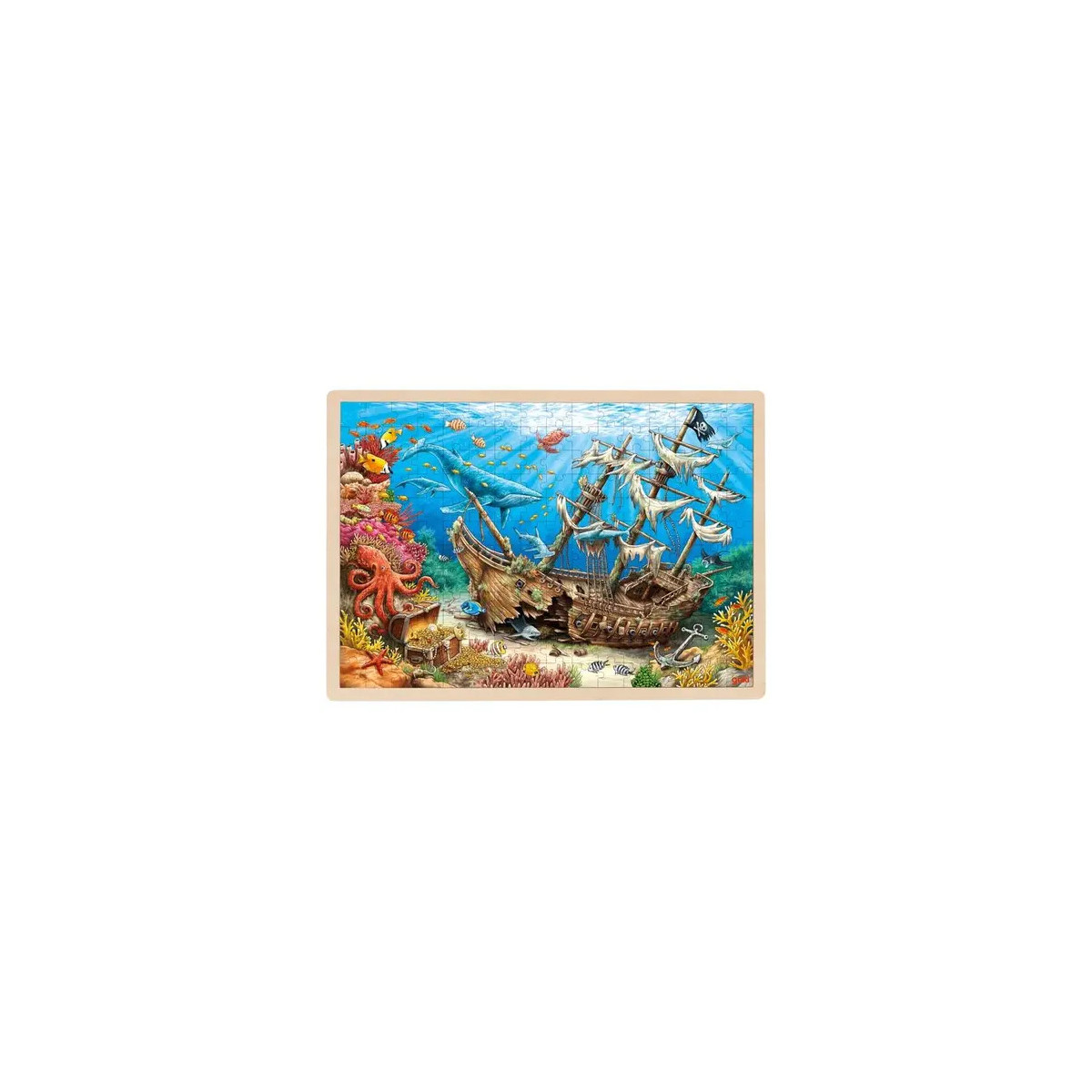 Einlegepuzzle Versunkenes Schiff, Santa Elena