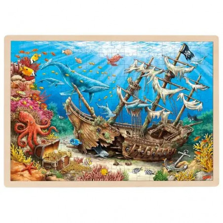 Einlegepuzzle Versunkenes Schiff, Santa Elena