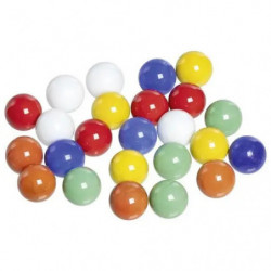 Glasmurmeln unifarben