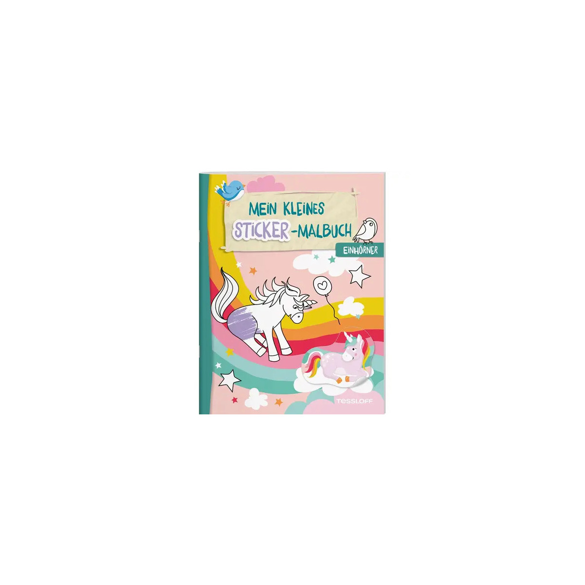 Mein kleines Sticker-Malbuch.
