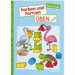 Farben und Formen üben. Vorsc