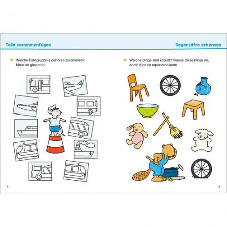 Logisch denken üben. Vorschul