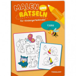 Malen und Rätseln für Kinderg