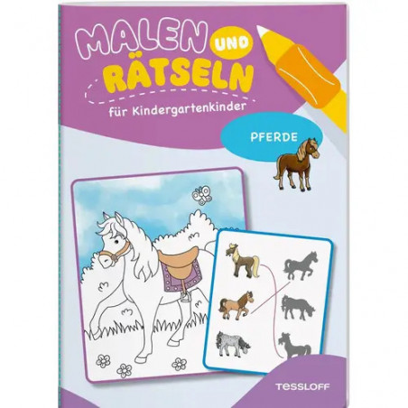 Malen und Rätseln für Kinderg