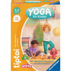 Ravensburger tiptoi Spiel 00230 - ACTIVE Yoga für Kinder - achtsames Bewegungsspiel für Kinder ab 3 Jahren
