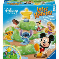 Ravensburger 24851 - Lotti Karotti Disney Edition, Adaption des bekannten Spiele-Klassikers mit Disney-Charakteren, un