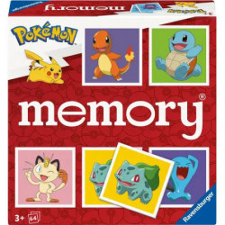 Ravensburger 24853 memory® Pokémon - Das weltbekannte Gedächtnisspiel mit 32 Kartenpaaren,  für 2-8 Pokémon-Fans ab 3
