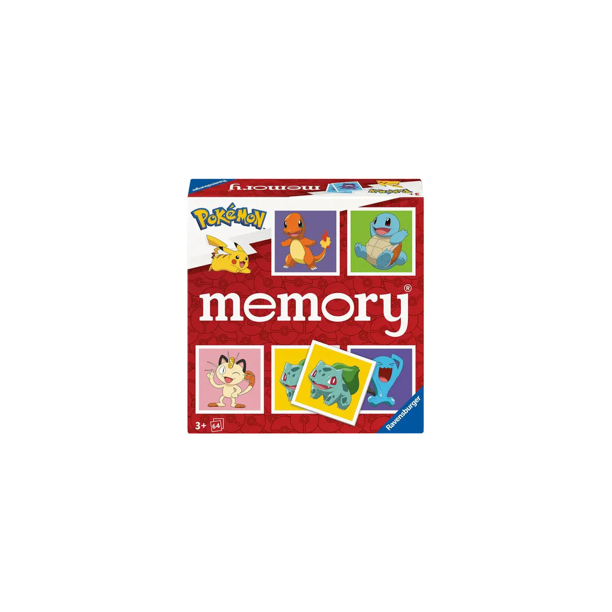 Ravensburger 24853 memory® Pokémon - Das weltbekannte Gedächtnisspiel mit 32 Kartenpaaren,  für 2-8 Pokémon-Fans ab 3