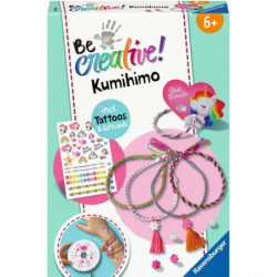 Ravensburger 25540 BeCreative Freundschaftsbändchen Kumihimo   Tattoos, DIY für Kinder ab 6 Jahren