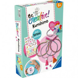 Ravensburger 25540 BeCreative Freundschaftsbändchen Kumihimo   Tattoos, DIY für Kinder ab 6 Jahren