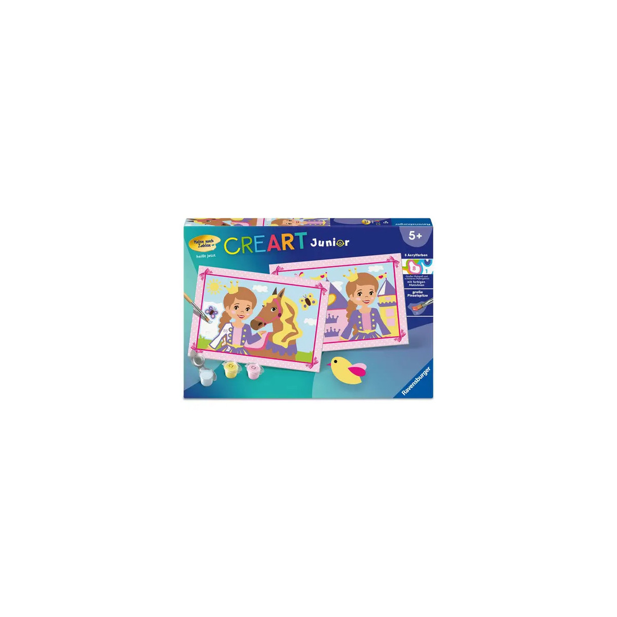 Ravensburger CreArt - Malen nach Zahlen 25878 - Kleine Prinzessin - ab 5 Jahren