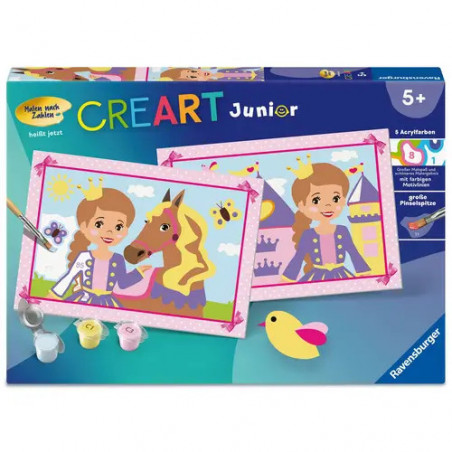 Ravensburger CreArt - Malen nach Zahlen 25878 - Kleine Prinzessin - ab 5 Jahren Ravensburger CreArt - Malen nach Zahlen 25878 - Kleine Prinzessin - ab 5 Jahren
