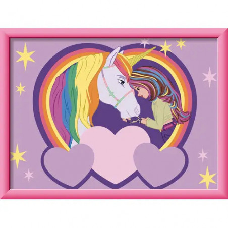 Ravensburger CreArt - Malen nach Zahlen 25892 - Unicorn Academy: Sophia   Wildstar - ab 9 Jahren