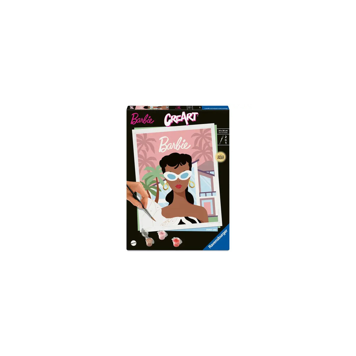 Ravensburger CreArt - Malen nach Zahlen 25896 - Barbie 1959 - ab 12 Jahren