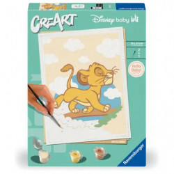 Ravensburger CreArt - Malen nach Zahlen 25898 - Hello Baby: Simba - ab 12 Jahren