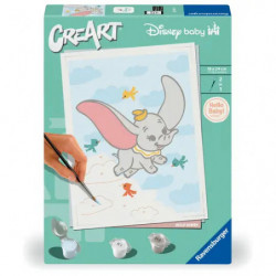 Ravensburger CreArt - Malen nach Zahlen 25899 - Hello Baby: Dumbo - ab 12 Jahren