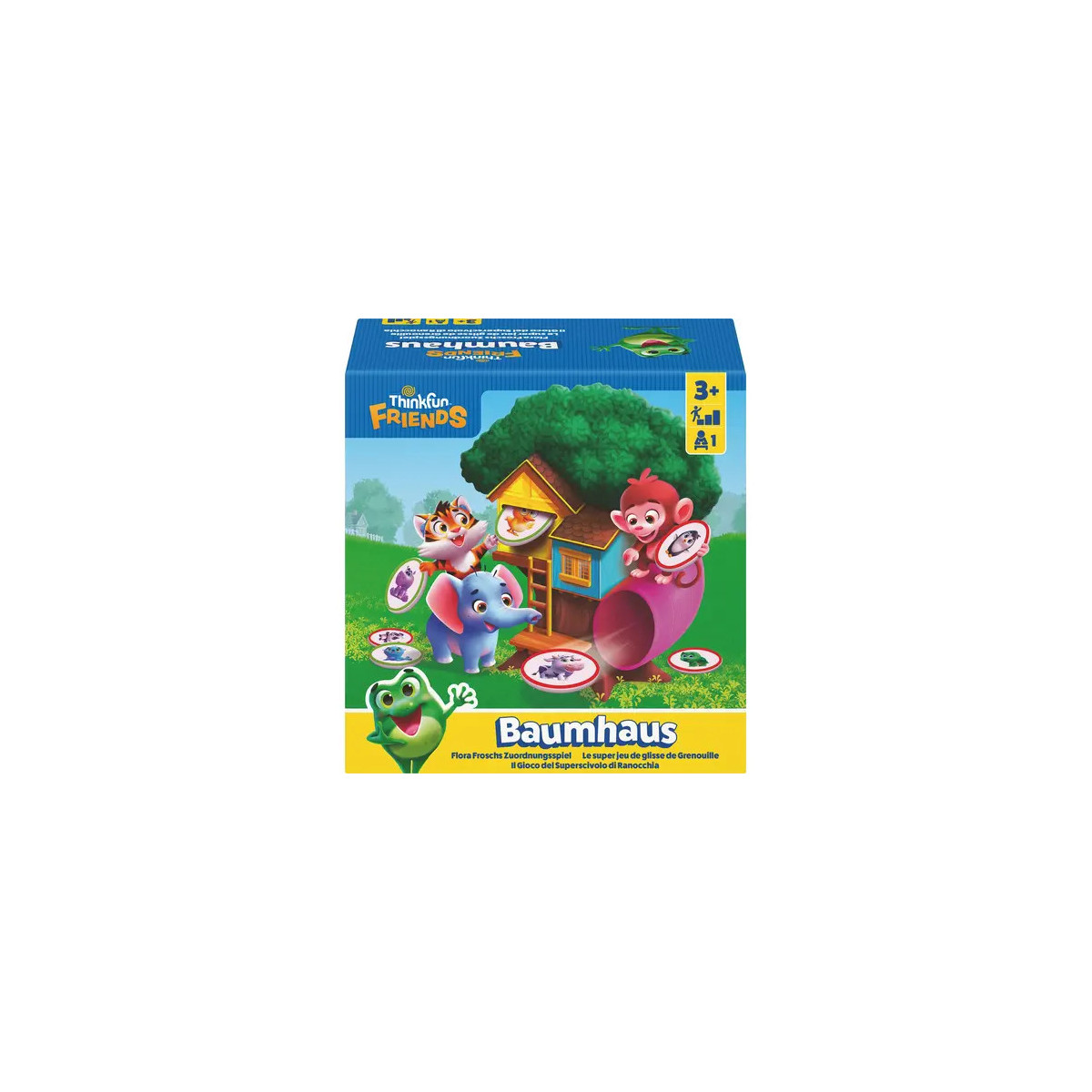 ThinkFun - 76655 - Baumhaus - Das Zuordnungs-Logikspiel mit Flora Frosch und ihren Freunden! Logikspiel ab 3 Jahren