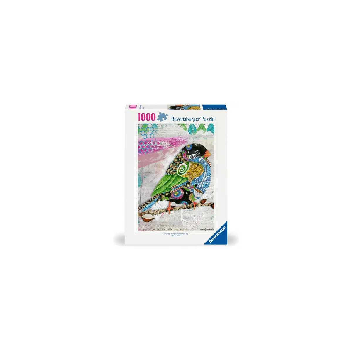 Ravensburger Puzzle 12001438 - Swirly Bird - 1000 Teile Puzzle für Erwachsene und Kinder ab 14 Jahren