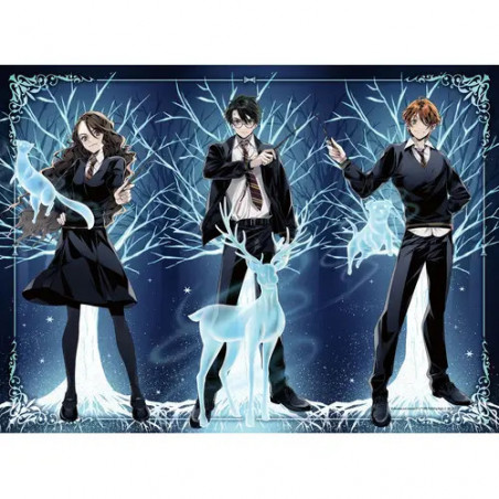 Ravensburger Puzzle 12001509 - Glowing Patronus - 500 Teile Glow in the Dark Puzzle für Erwachsene und Kinder ab 12 Ja