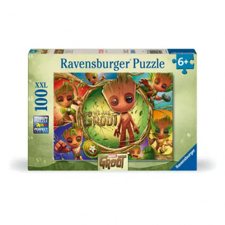 Ravensburger Kinderpuzzle - 12004128 Wir sind Groot! - 100 Teile Puzzle im XXL-Format für Kinder ab 6 Jahren Ravensburger Kinderpuzzle - 12004128 Wir sind Groot! - 100 Teile Puzzle im XXL-Format für Kinder ab 6 Jahren