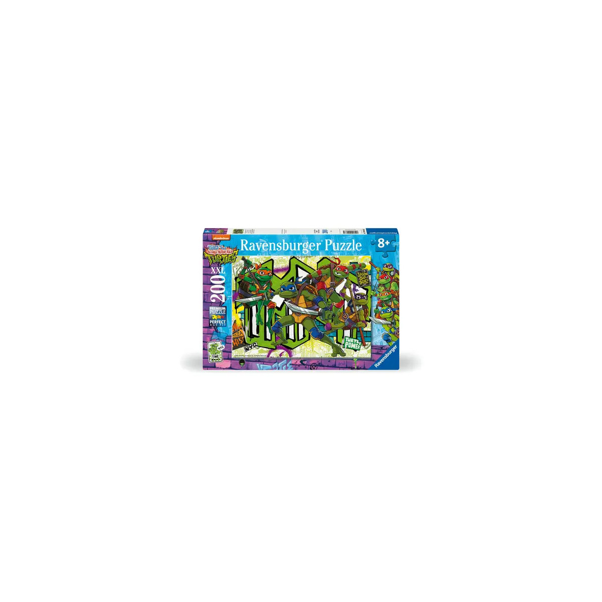 Ravensburger Kinderpuzzle - 12004166 Die unbesiegbaren Turtles! - Puzzle für Kinder ab 8 Jahren, mit 200 Teilen im XXL