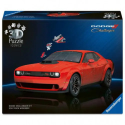 Ravensburger 3D Puzzle Iconics: 12008036 Dodge Challenger R/T Scat Pack Widebody - Muscle-Car Kraftpaket als detailget