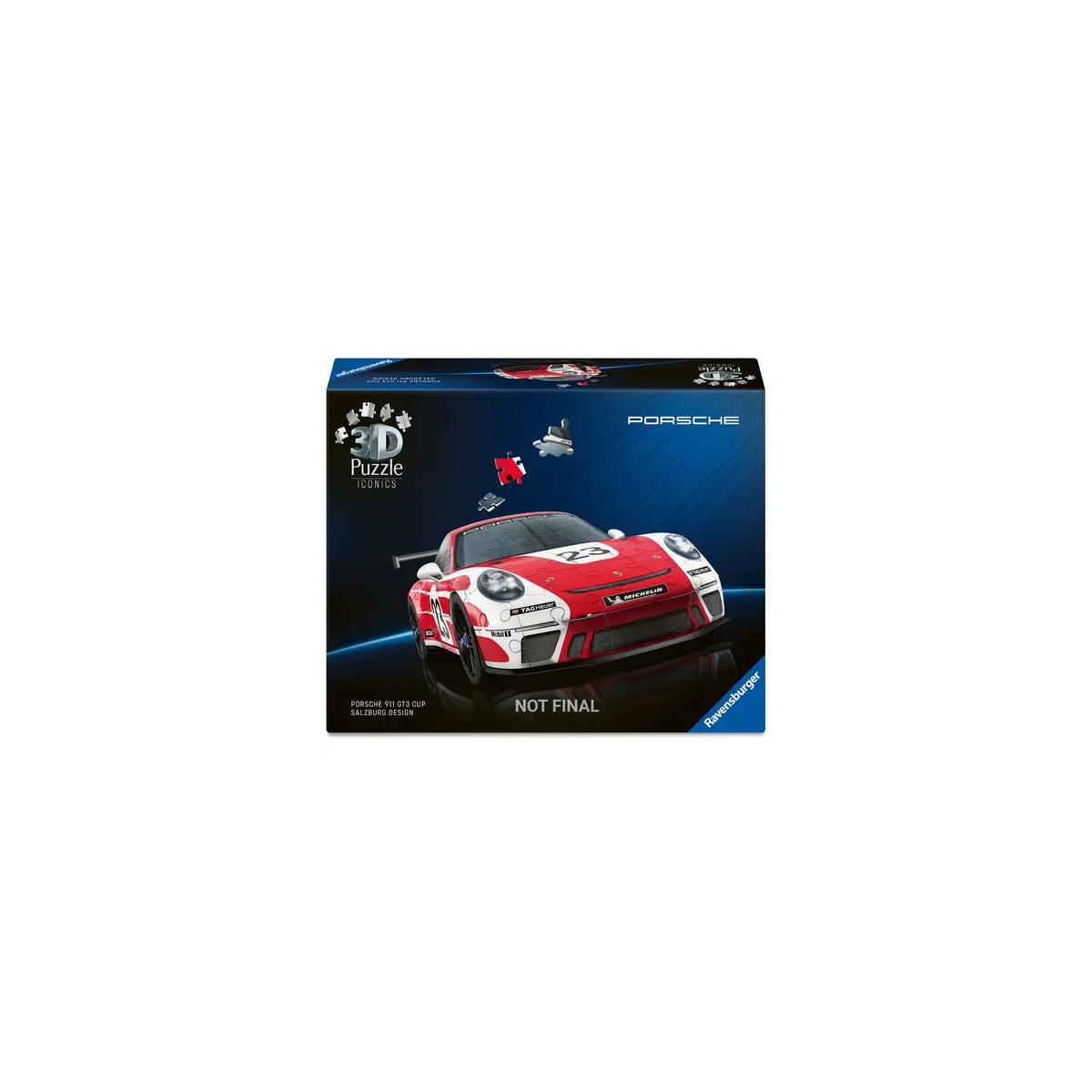 Ravensburger 3D Puzzle Iconics: 12008038 Porsche 911 ''Salzburg Edition'' - Der 911er als Sondermodell im legendären S