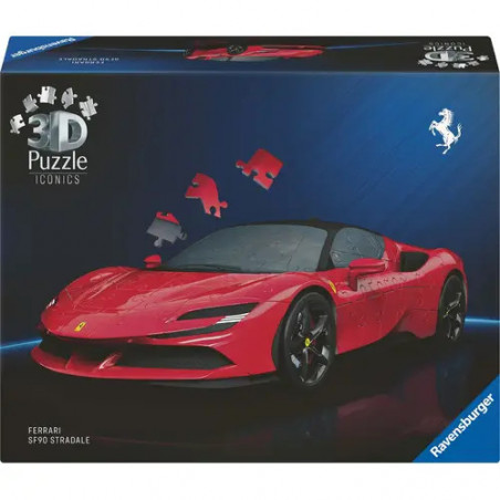 Ravensburger 3D Puzzle Iconics: 12008041 Ferrari SF90 Stradale - Der ikonische Supersportwagen aus Maranello als Model Ravensburger 3D Puzzle Iconics: 12008041 Ferrari SF90 Stradale - Der ikonische Supersportwagen aus Maranello als Model