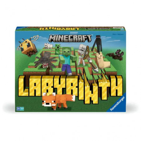 Ravensburger 24684 - Minecraft Labyrinth - Der Spieleklassiker für 2-4 Spieler ab 7 Jahren mit Charakteren und Gegenst