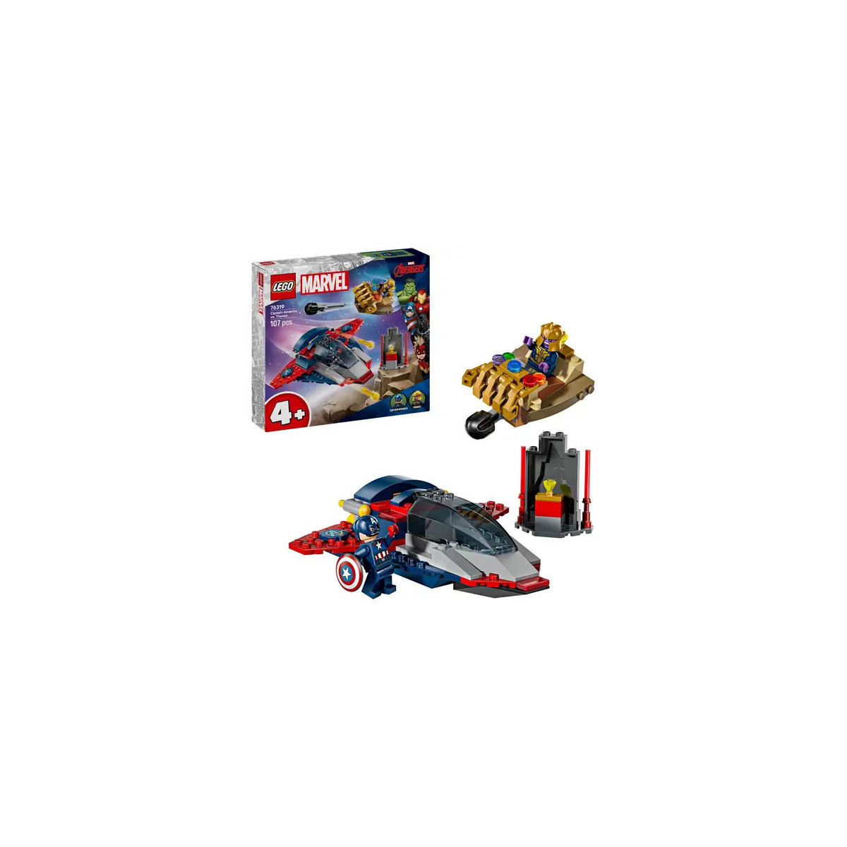 LEGO® Marvel Super Heroes™ 76319 Captain America vs. Thanos