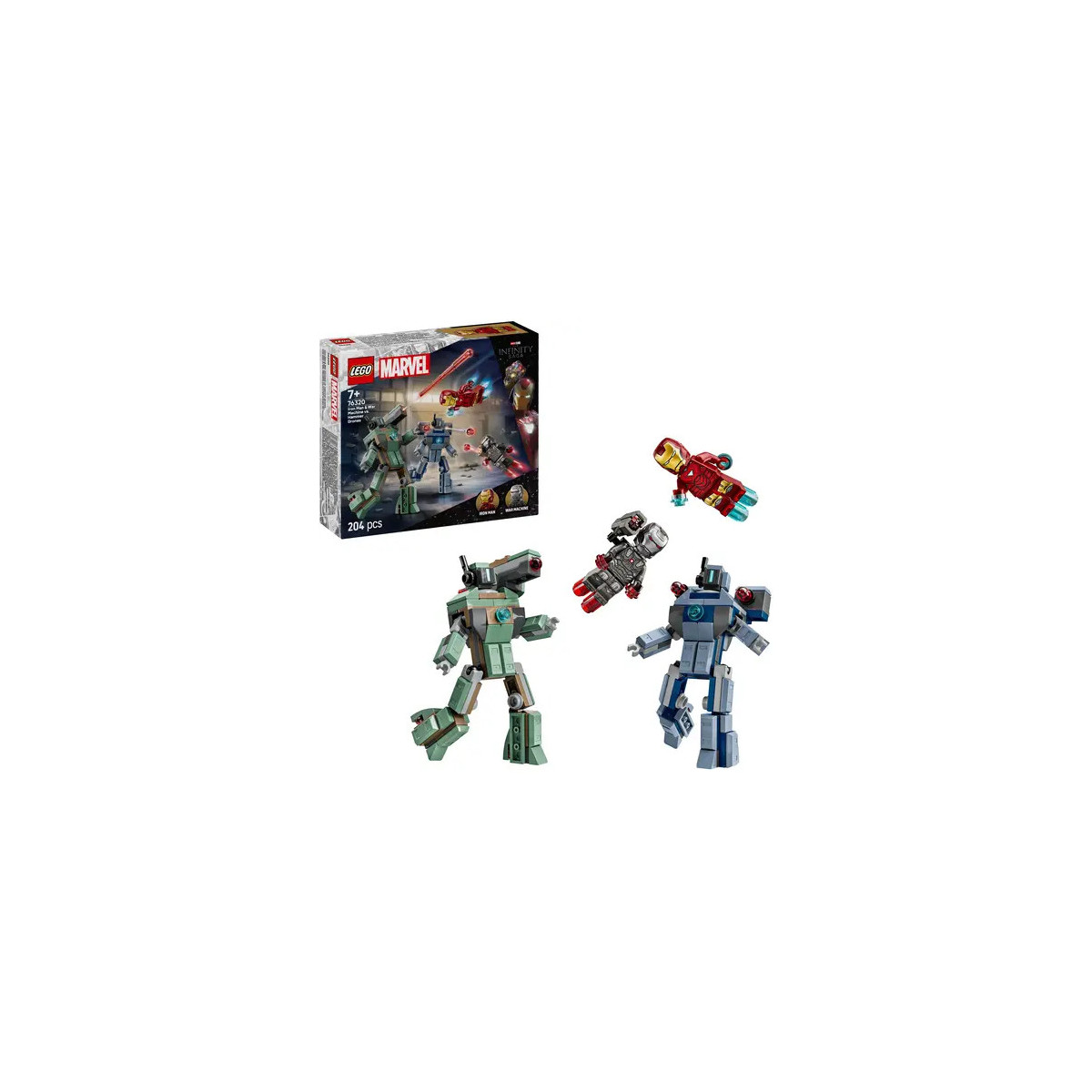 LEGO® Marvel Super Heroes™ 76320 Iron Man   War Machine vs. Hammer-Drohnen